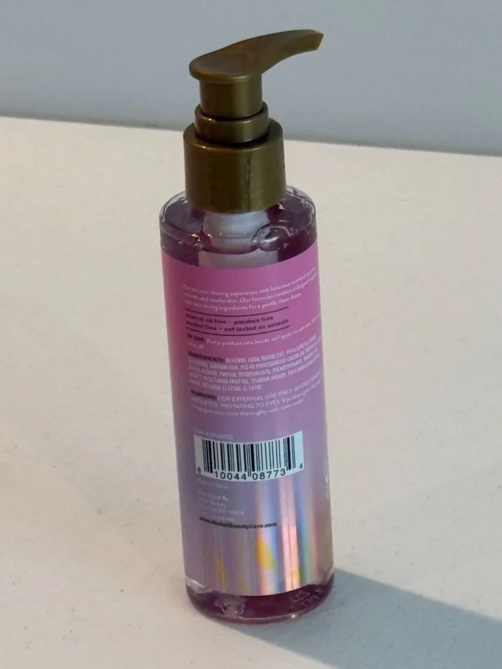 Global Beauty Care Rose Quartz Shave Oil Floral Scent 5 oz Hydrating